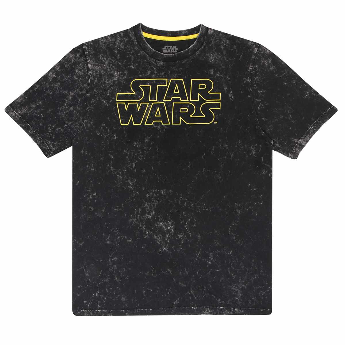 A Long Time Ago In A Galaxy Far Far Away Tshirt Damen Charcoal Black S von STAR WARS