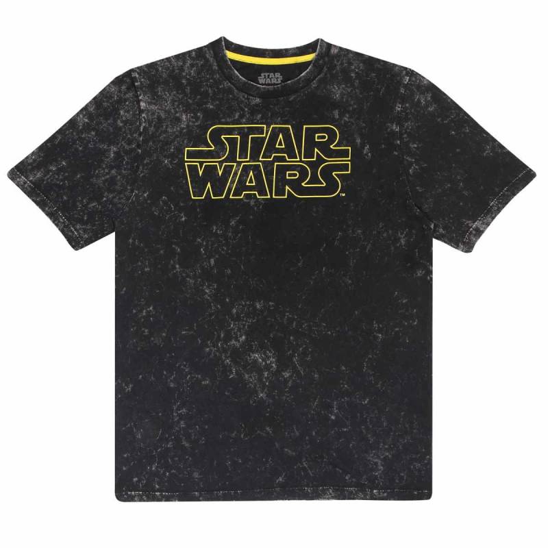 A Long Time Ago In A Galaxy Far Far Away Tshirt Damen Charcoal Black XXL von STAR WARS