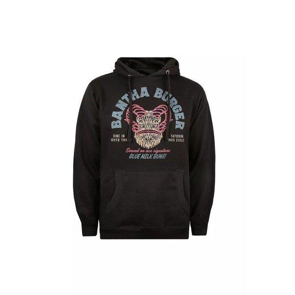 Bantha Burger Kapuzenpullover Herren Schwarz S von STAR WARS