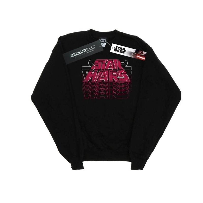 Blended Logos Sweatshirt Herren Schwarz 4XL von STAR WARS