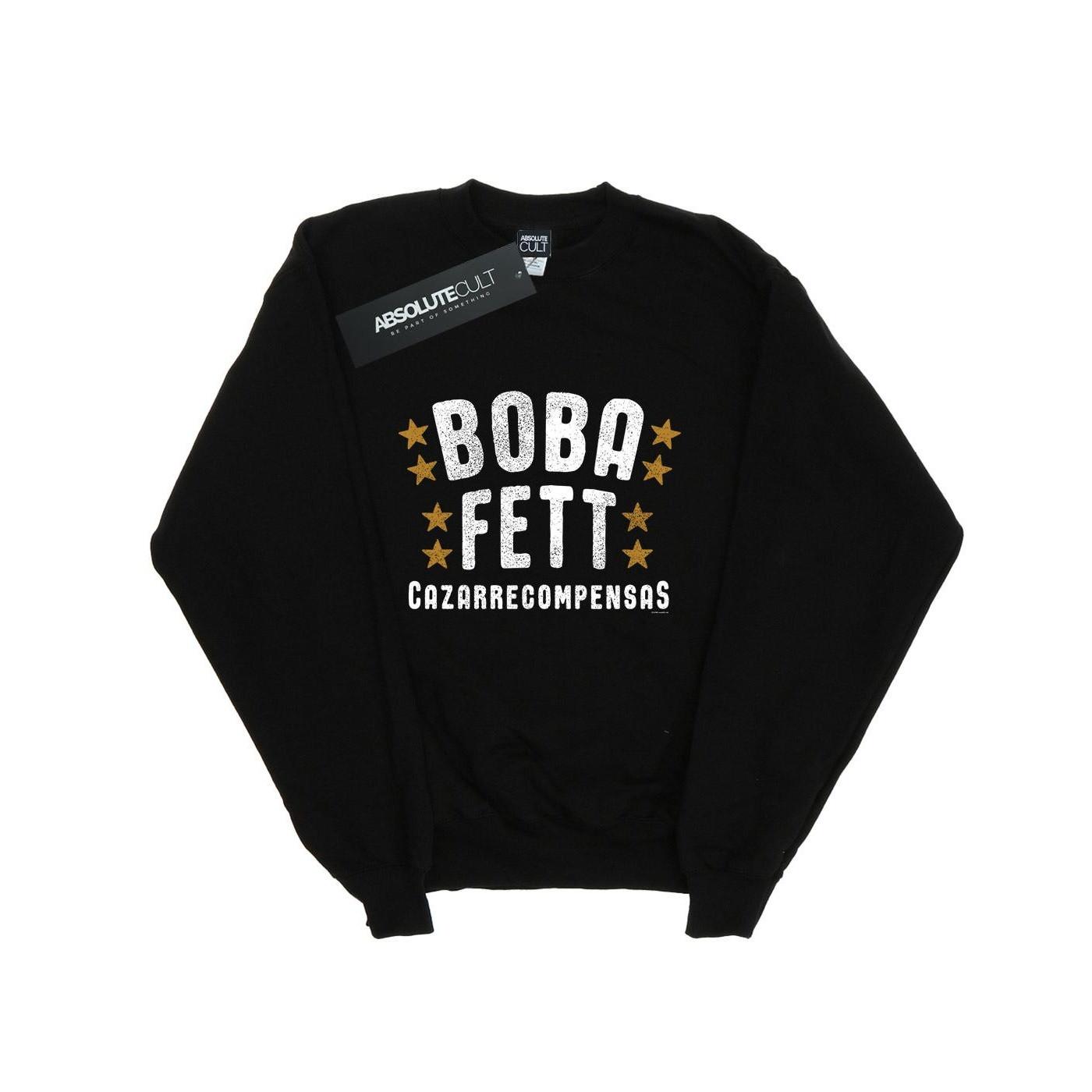 Boba Fett Legends Tribute Sweatshirt Jungen Schwarz 140/146 von STAR WARS