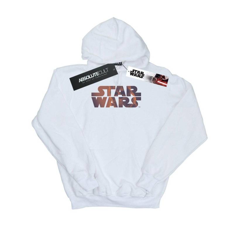 Chewbacca Logo Kapuzenpullover Jungen Weiss 152-158 von STAR WARS