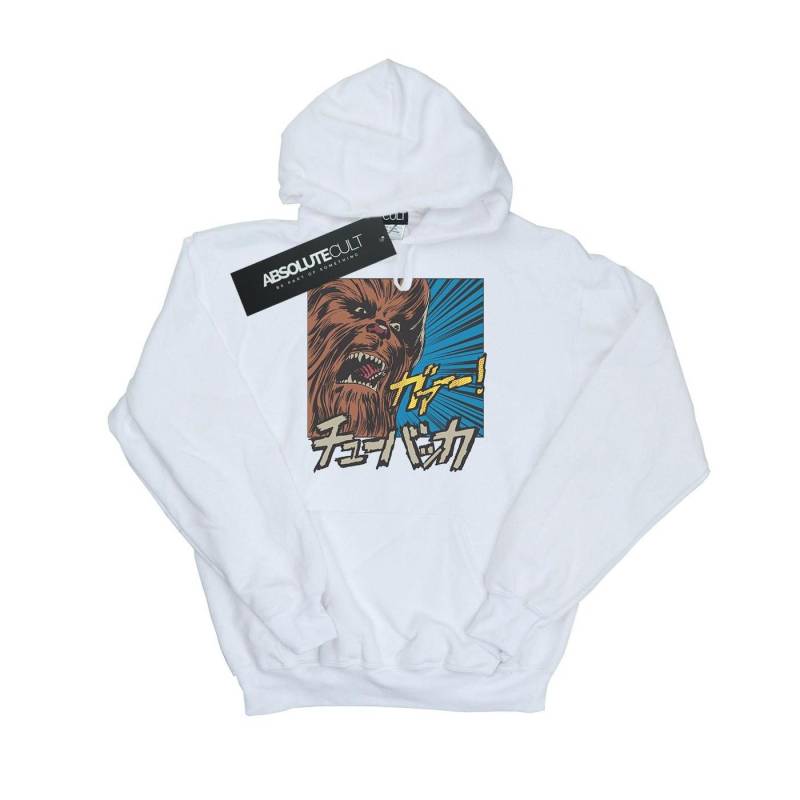 Chewbacca Roar Pop Art Kapuzenpullover Herren Weiss M von STAR WARS