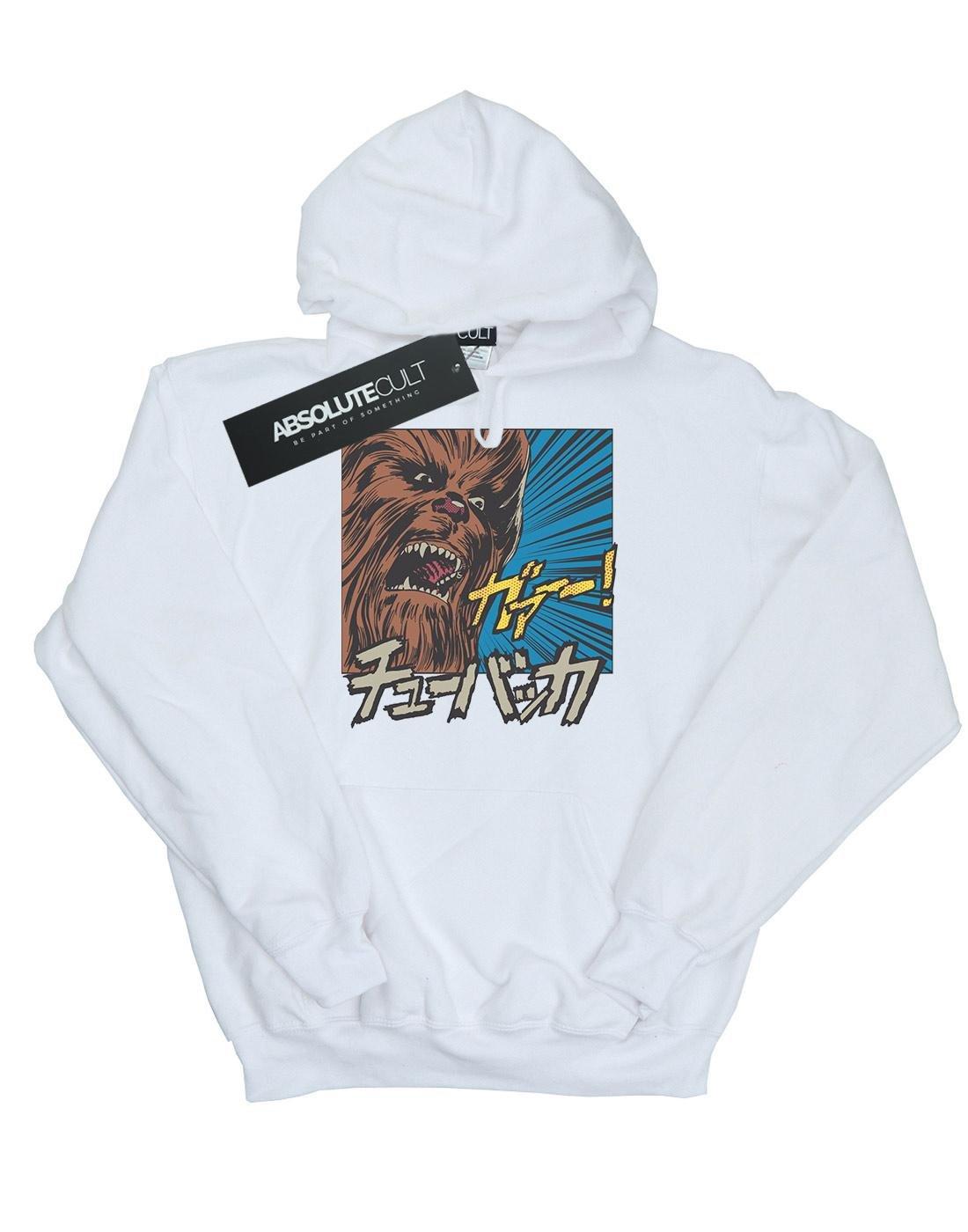 Chewbacca Roar Pop Art Kapuzenpullover Herren Weiss XXL von STAR WARS