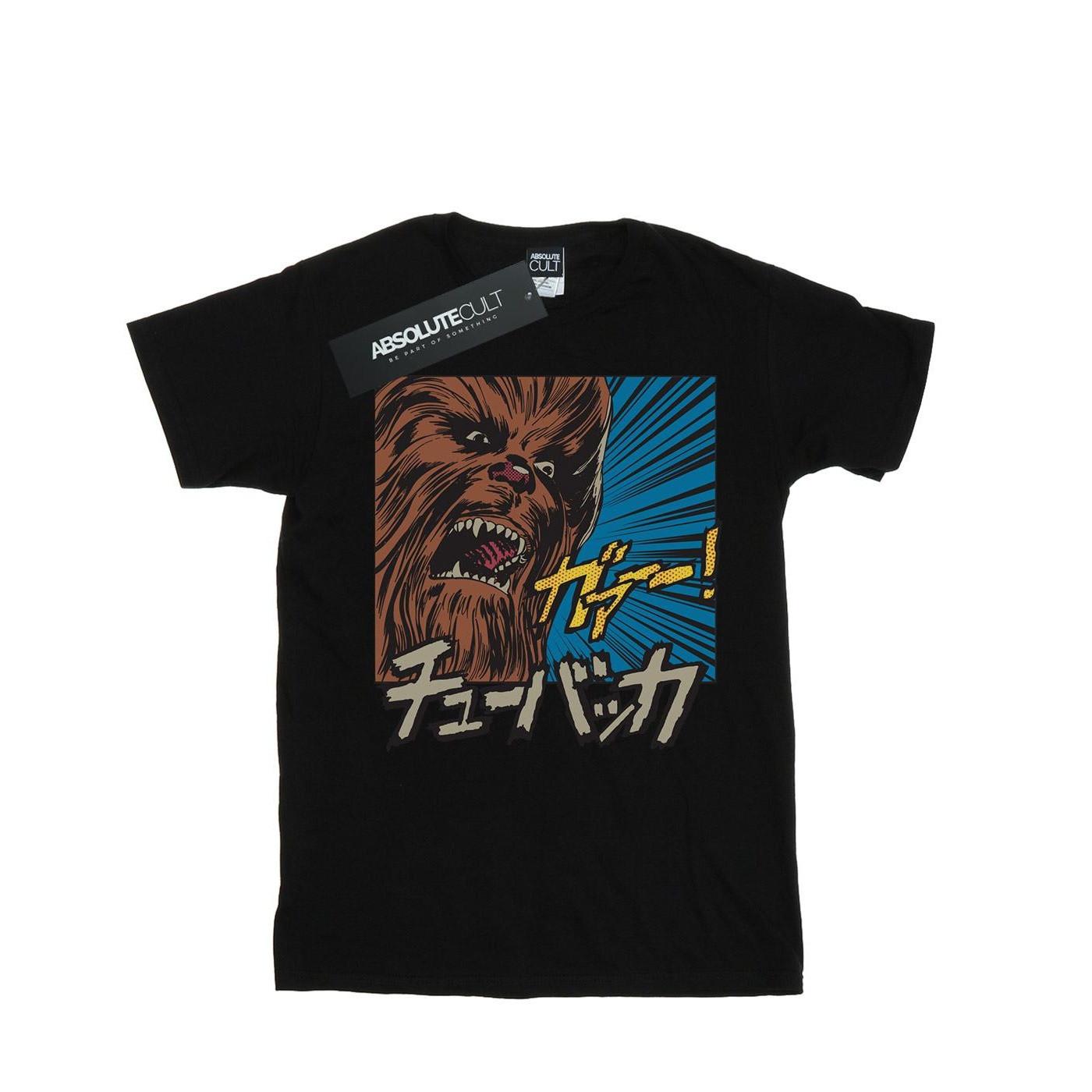 Chewbacca Roar Pop Art Tshirt Damen Schwarz L von STAR WARS