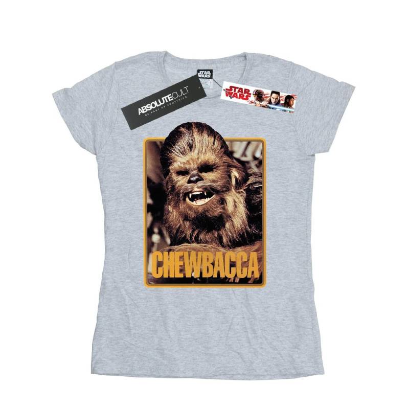 Chewbacca Scream Tshirt Damen Grau M von STAR WARS