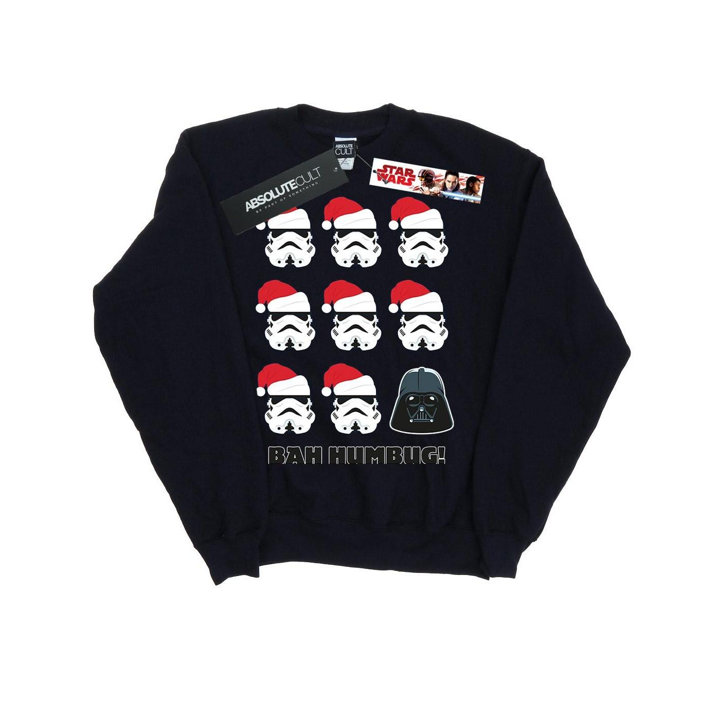 Christmas Humbug Sweatshirt Jungen Marine 116 von STAR WARS