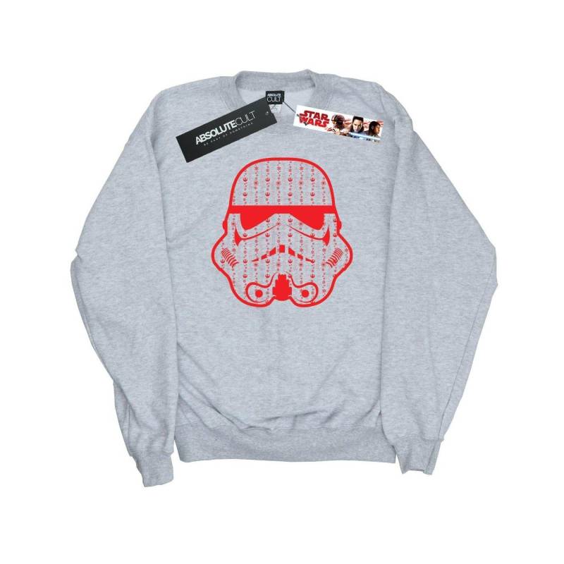 Christmas Stormtrooper Helmet Sweatshirt Damen Grau L von STAR WARS