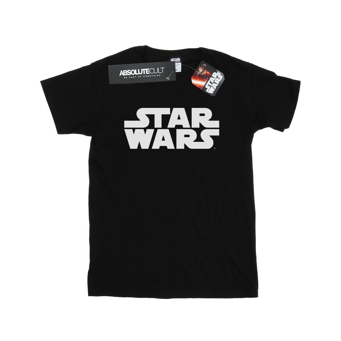 Classic Logo Tshirt Herren Schwarz 3XL von STAR WARS