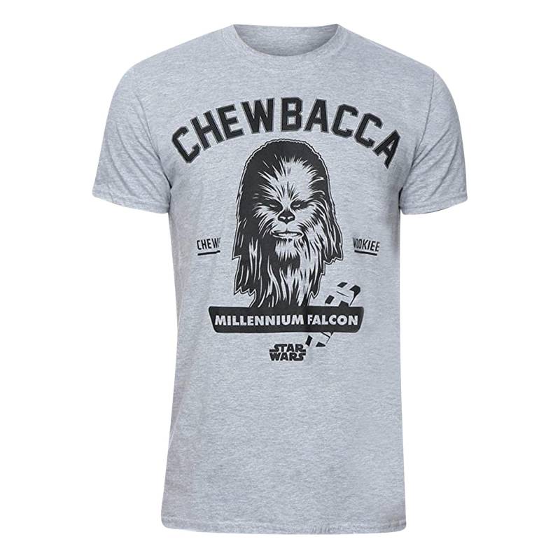 Collegiate Tshirt Herren Grau 3XL von STAR WARS