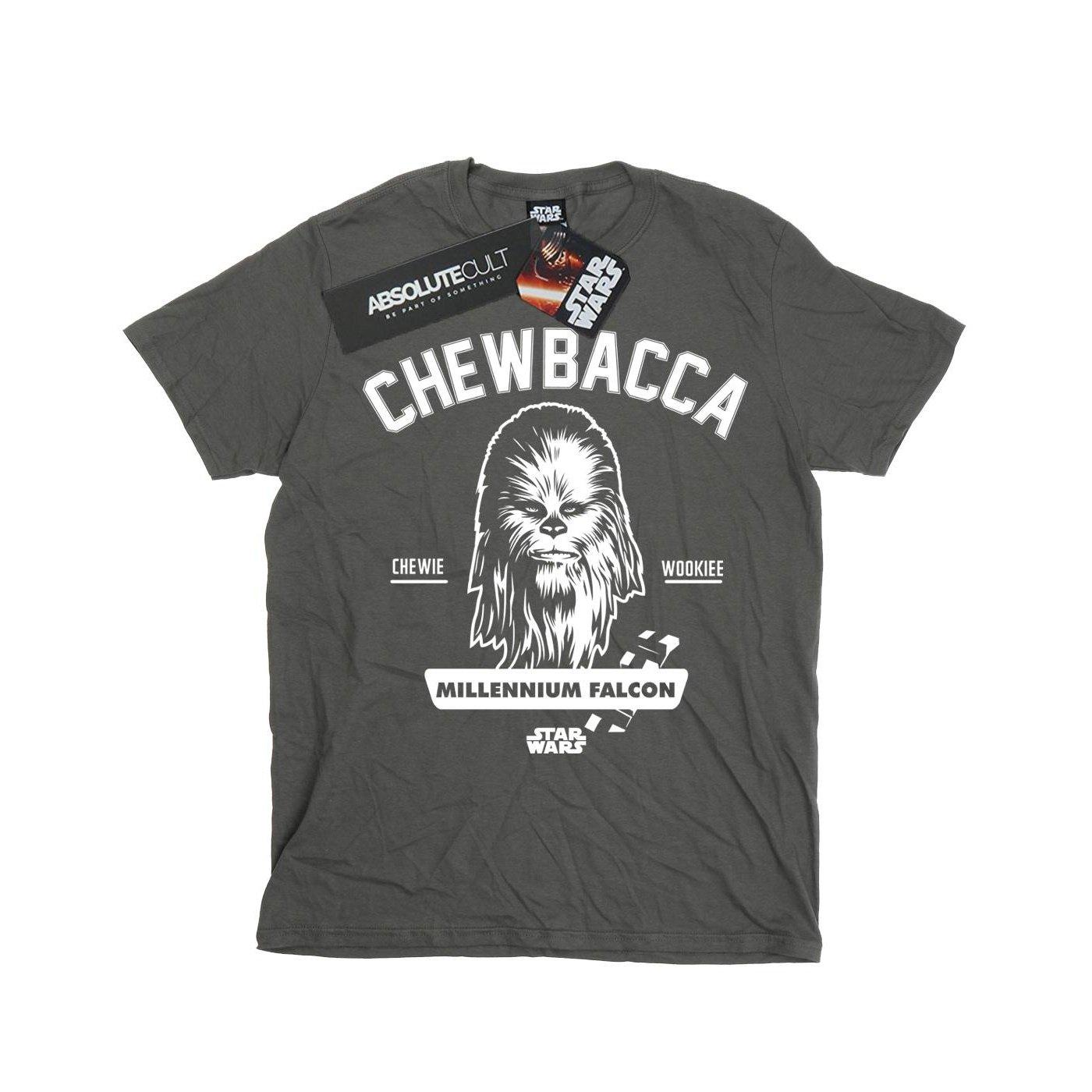 Collegiate Tshirt Mädchen Charcoal Black 128 von STAR WARS