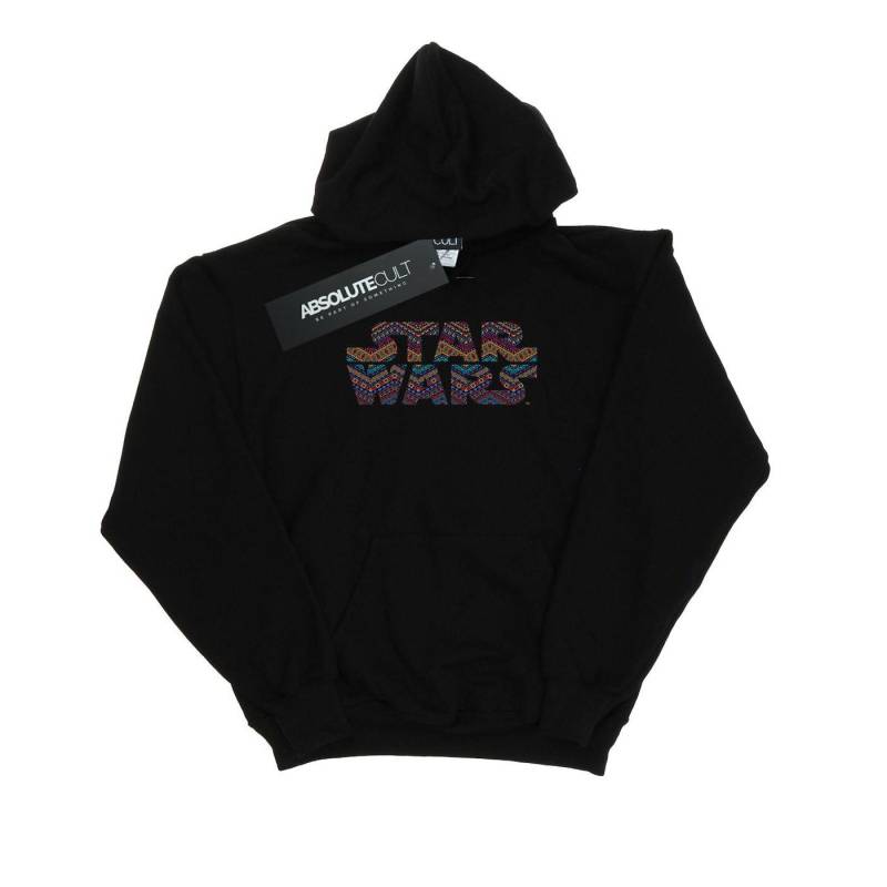 Colour Aztec Logo Kapuzenpullover Herren Schwarz XXL von STAR WARS