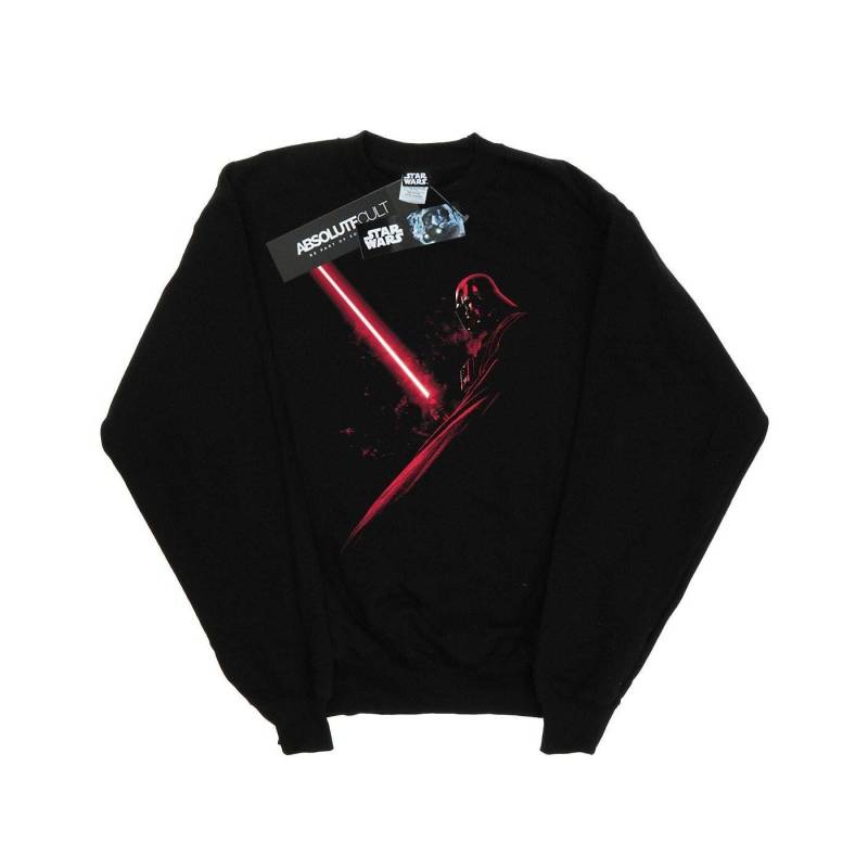 Darth Vader Shadow Sweatshirt Damen Schwarz M von STAR WARS