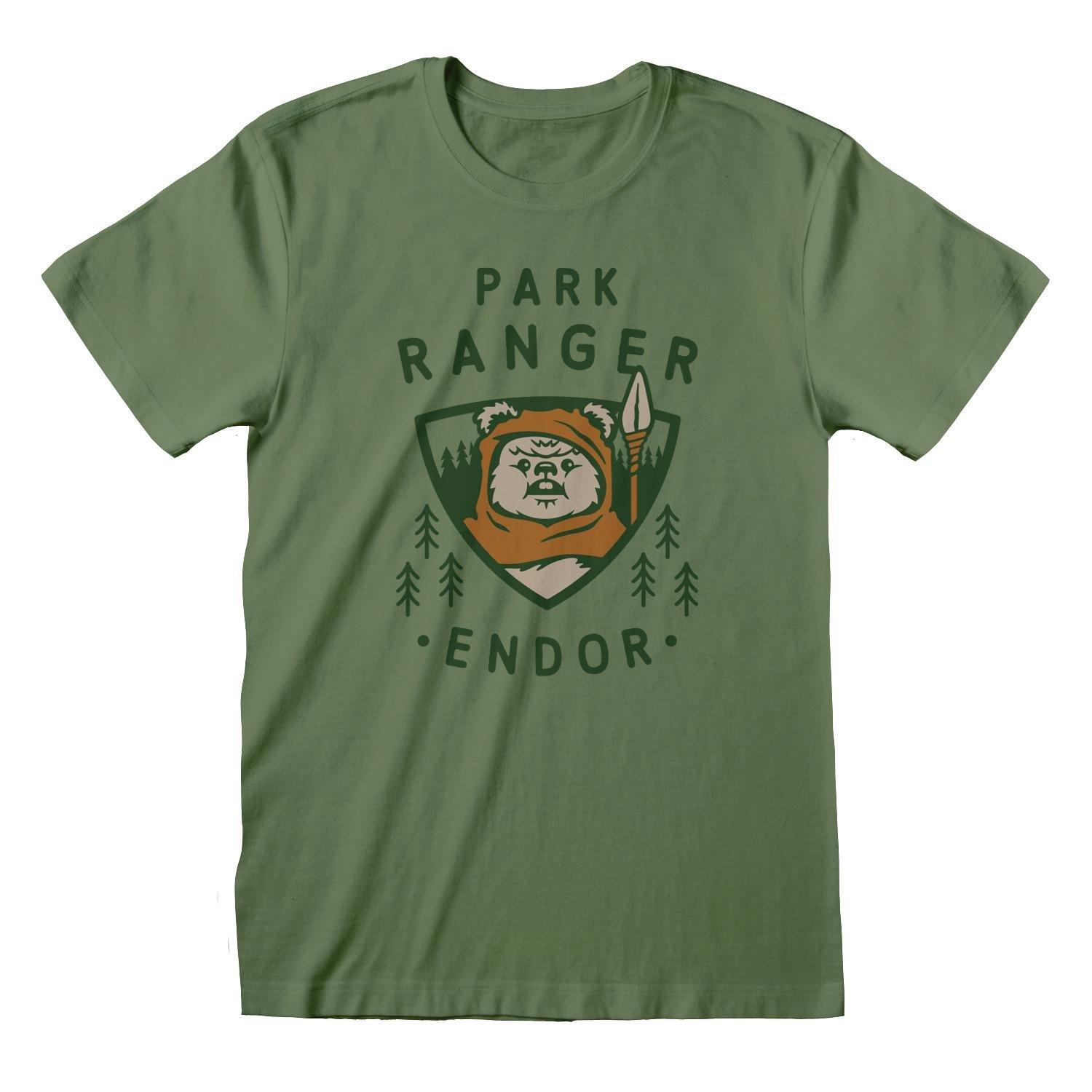 STAR WARS - Endor Park Ranger TShirt, für Damen, Grün, Größe XXL von STAR WARS