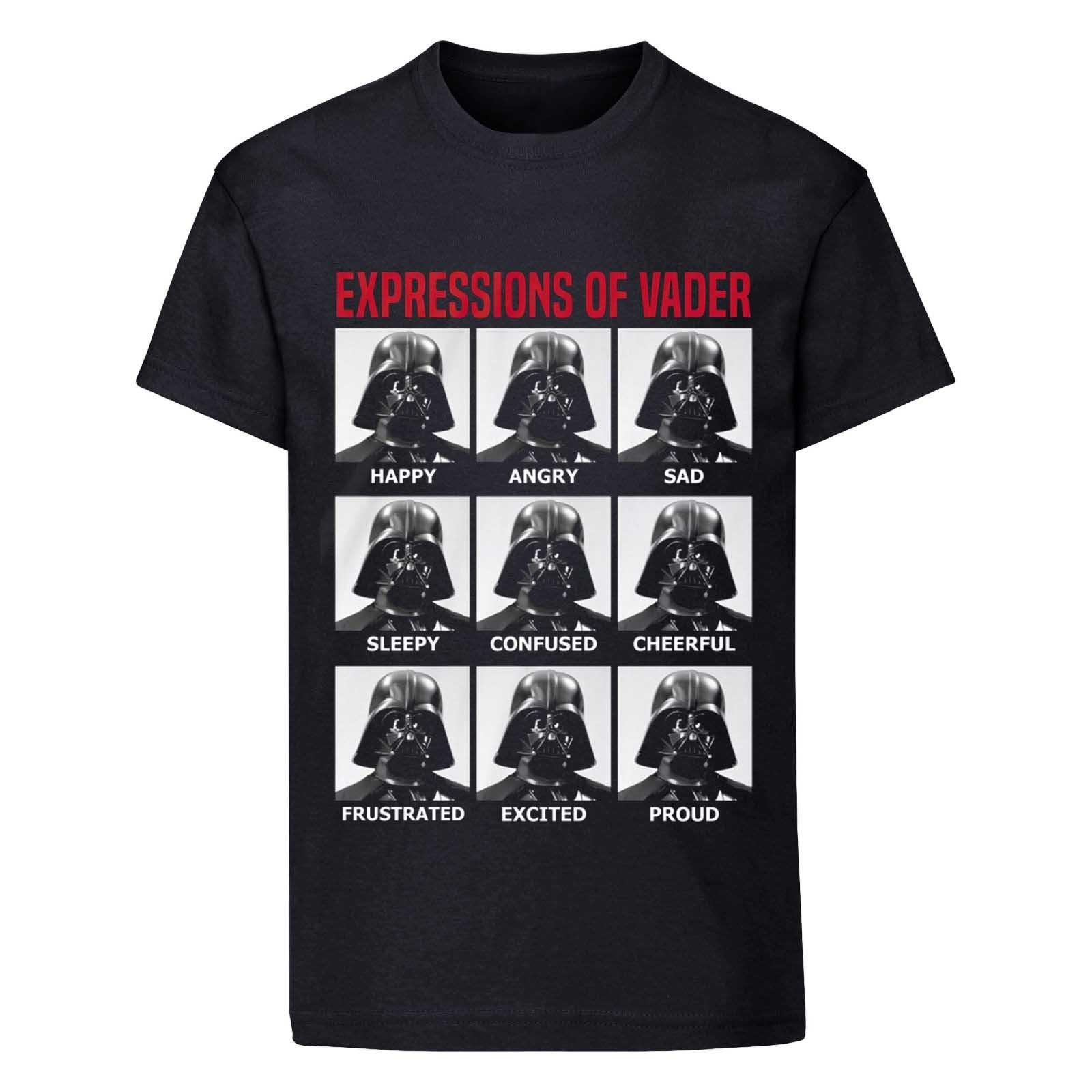 Expressions Of Vader Tshirt Damen Schwarz S von STAR WARS