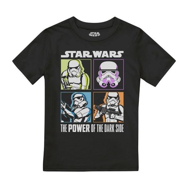 Four Box Tshirt Jungen Schwarz 140 von STAR WARS