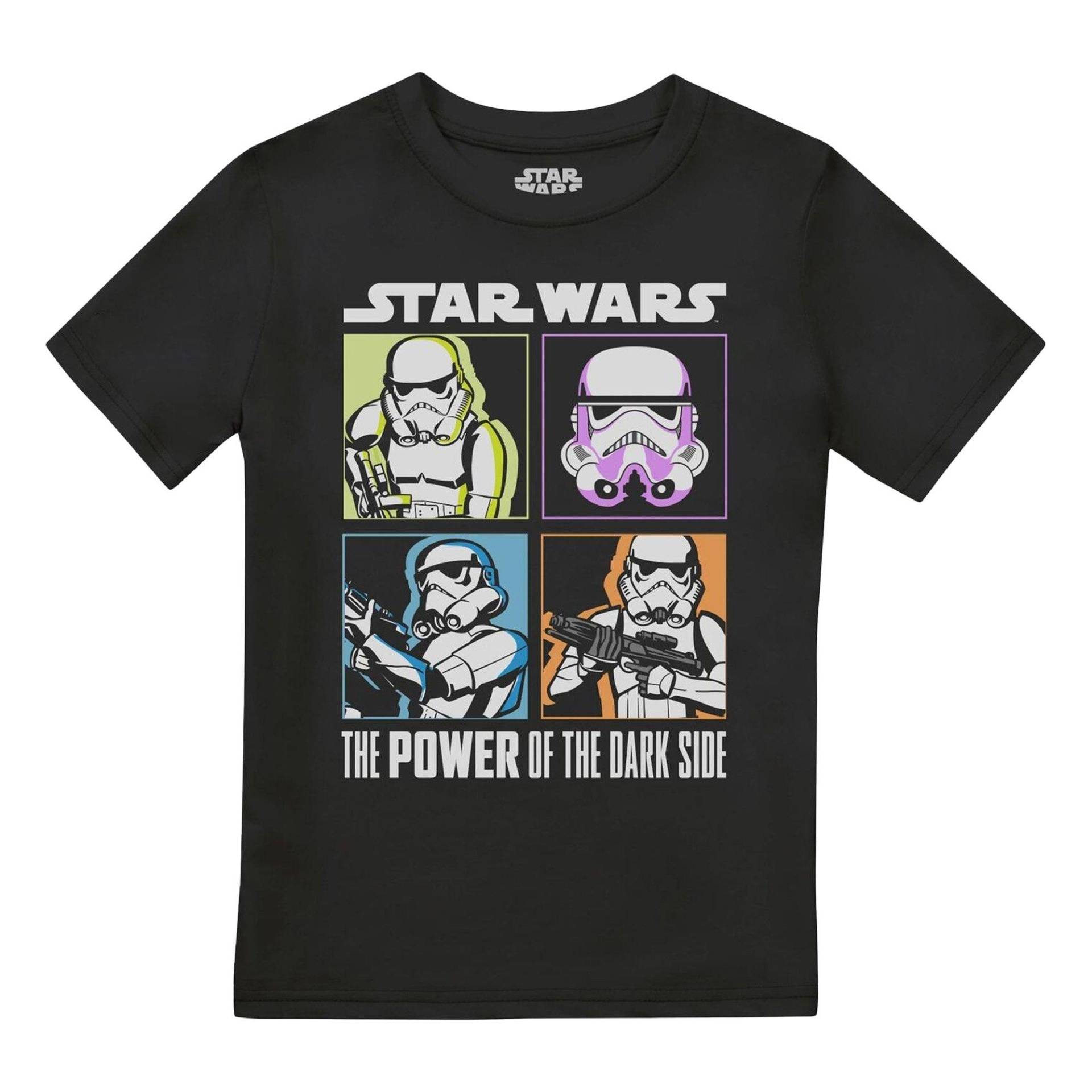 Four Box Tshirt Jungen Schwarz 146/152 von STAR WARS