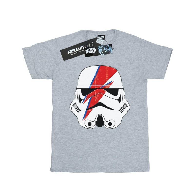 Glam Tshirt Jungen Grau 128 von STAR WARS