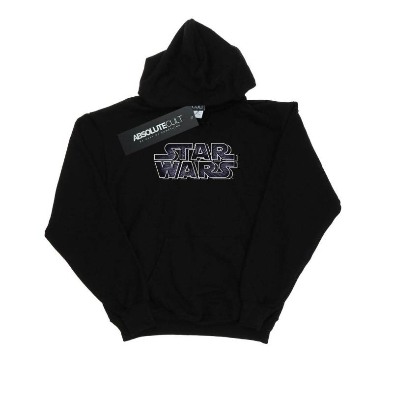 Hyperspace Logo Kapuzenpullover Herren Schwarz L von STAR WARS