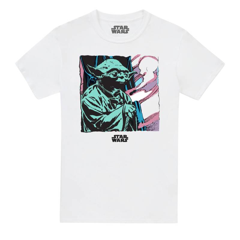 Jedi Legend Tshirt Herren Weiss S von STAR WARS