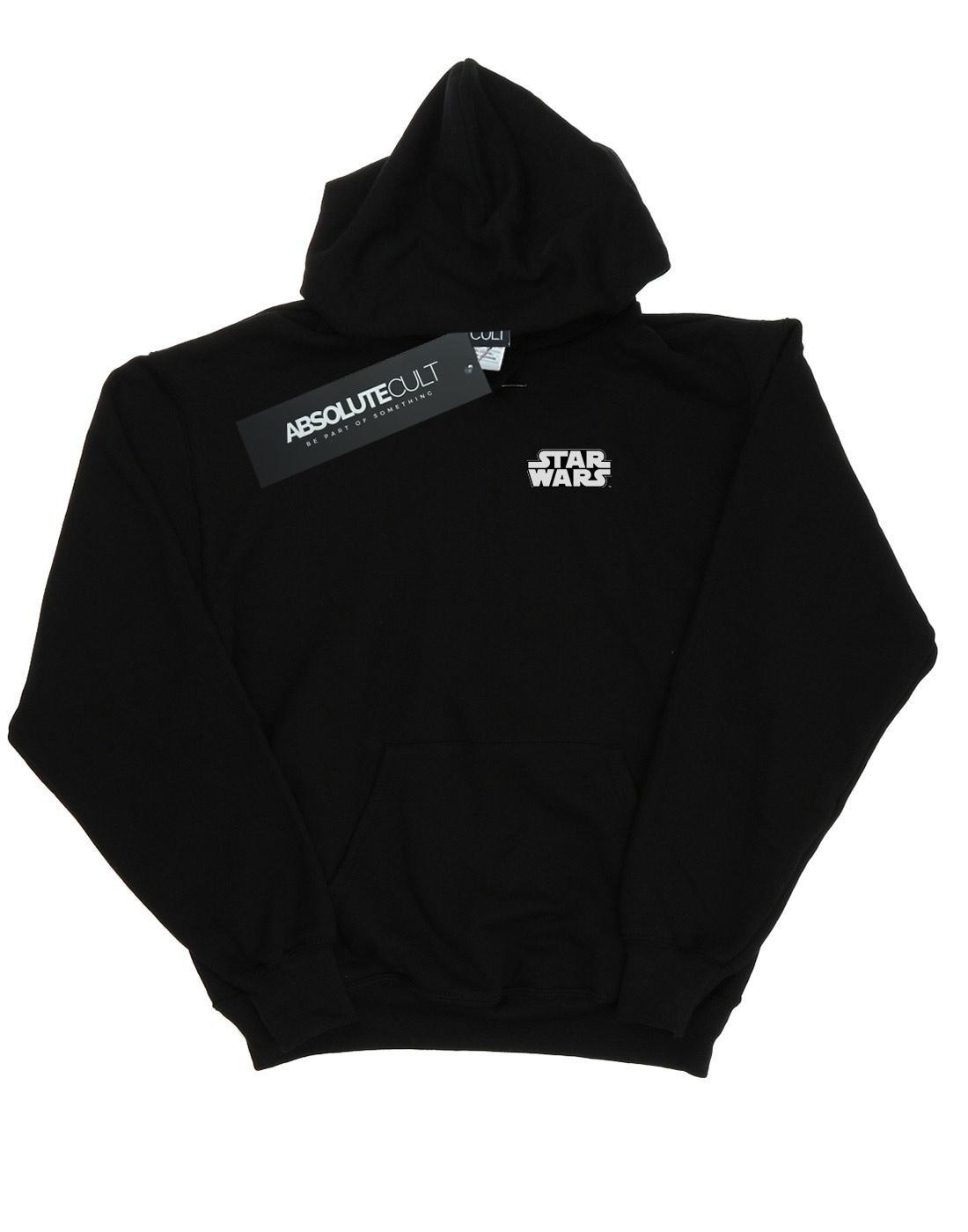 Logo Badge Kapuzenpullover Herren Schwarz XL von STAR WARS