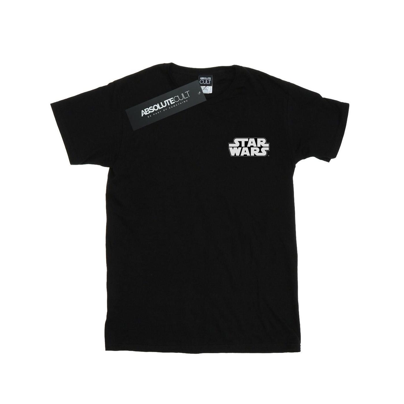 Logo Badge Tshirt Damen Schwarz XL von STAR WARS