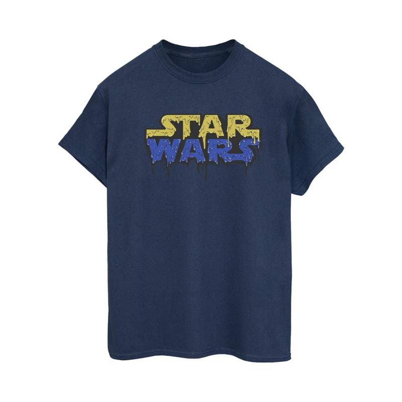 Logo Jelly Tshirt Damen Marine 4XL von STAR WARS