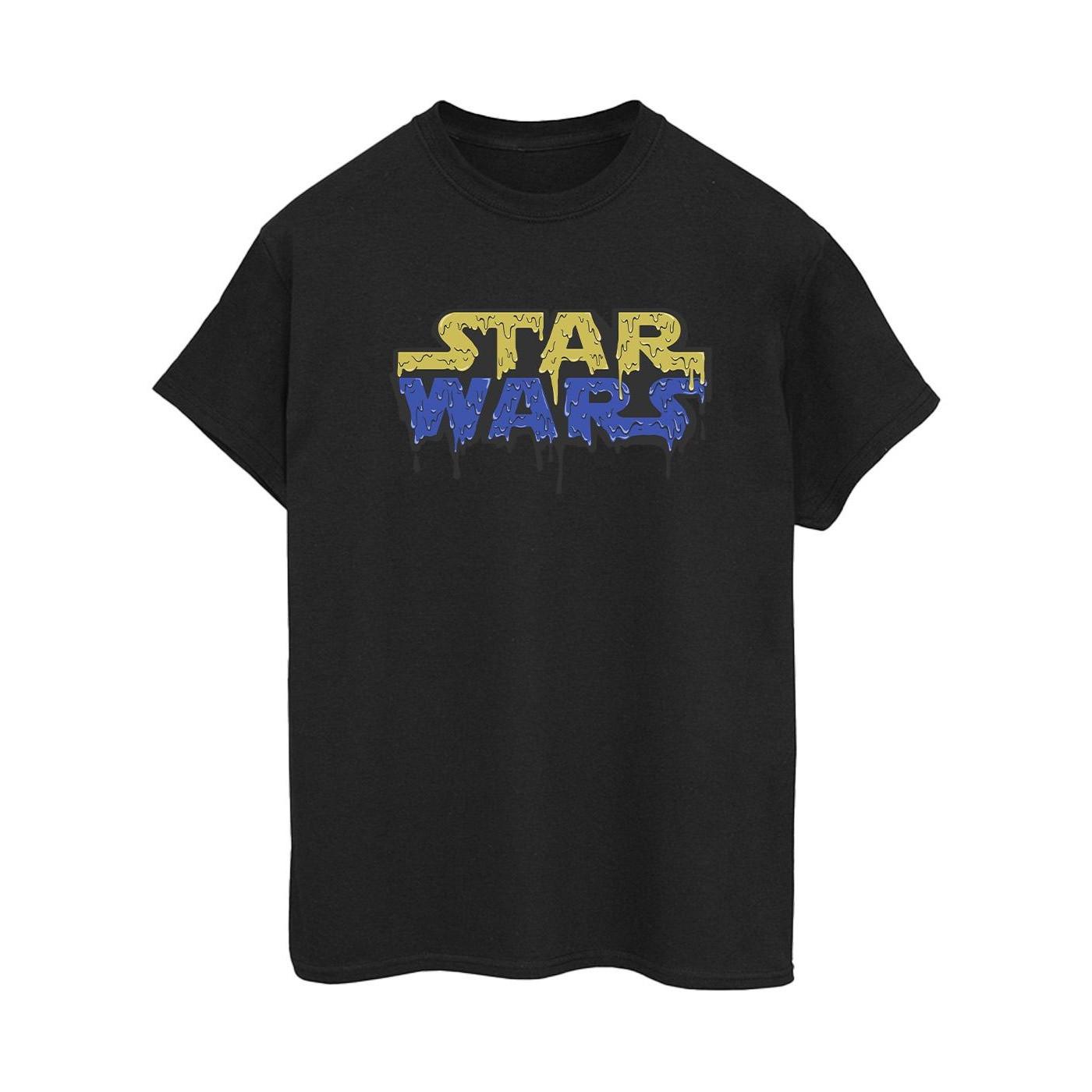 Logo Jelly Tshirt Damen Schwarz S von STAR WARS