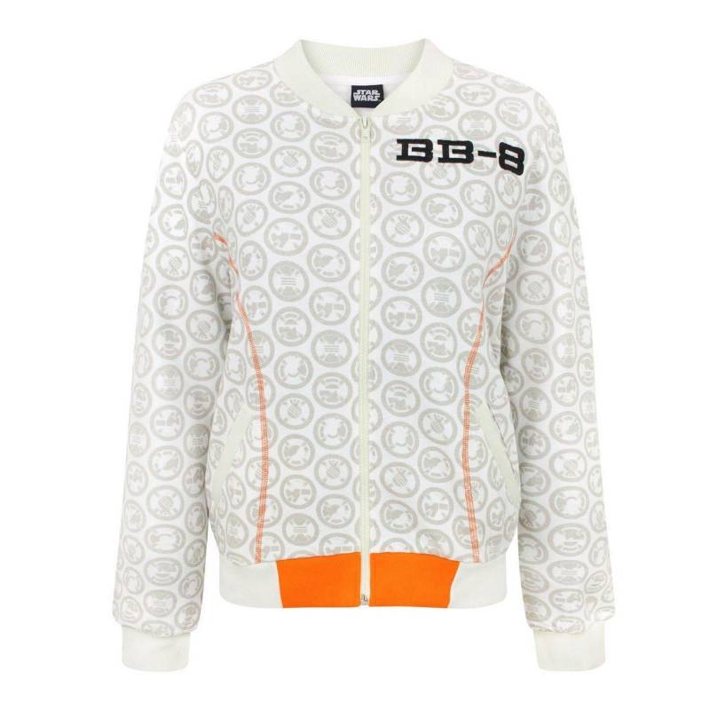 STAR WARS - BB-8 Bomberjacke, für Damen, Weiss, Größe L von STAR WARS