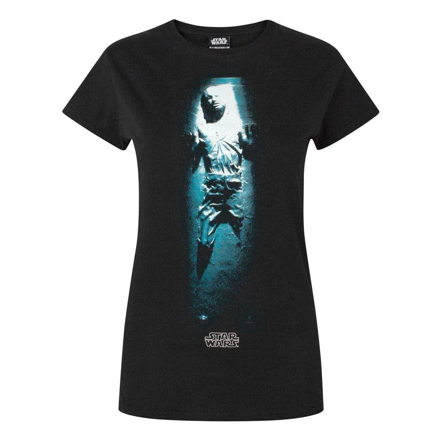 STAR WARS - Han Solo Carbonite TShirt, für Damen, Schwarz, Größe L von STAR WARS