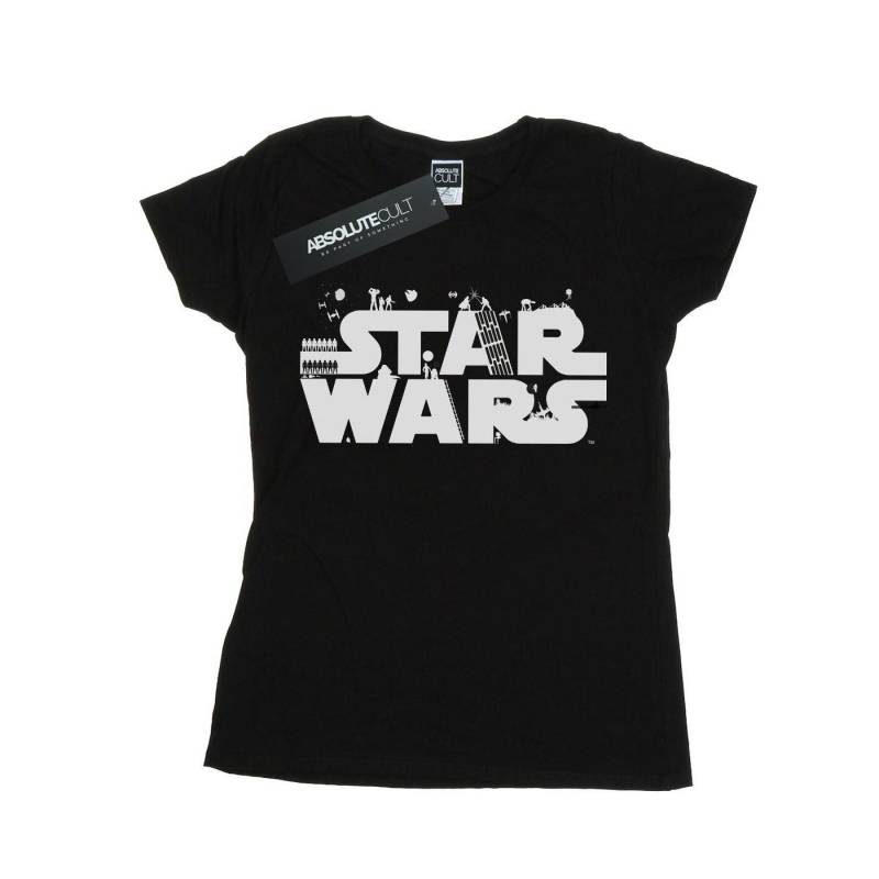 STAR WARS - TShirt, für Damen, Schwarz, Größe S von STAR WARS