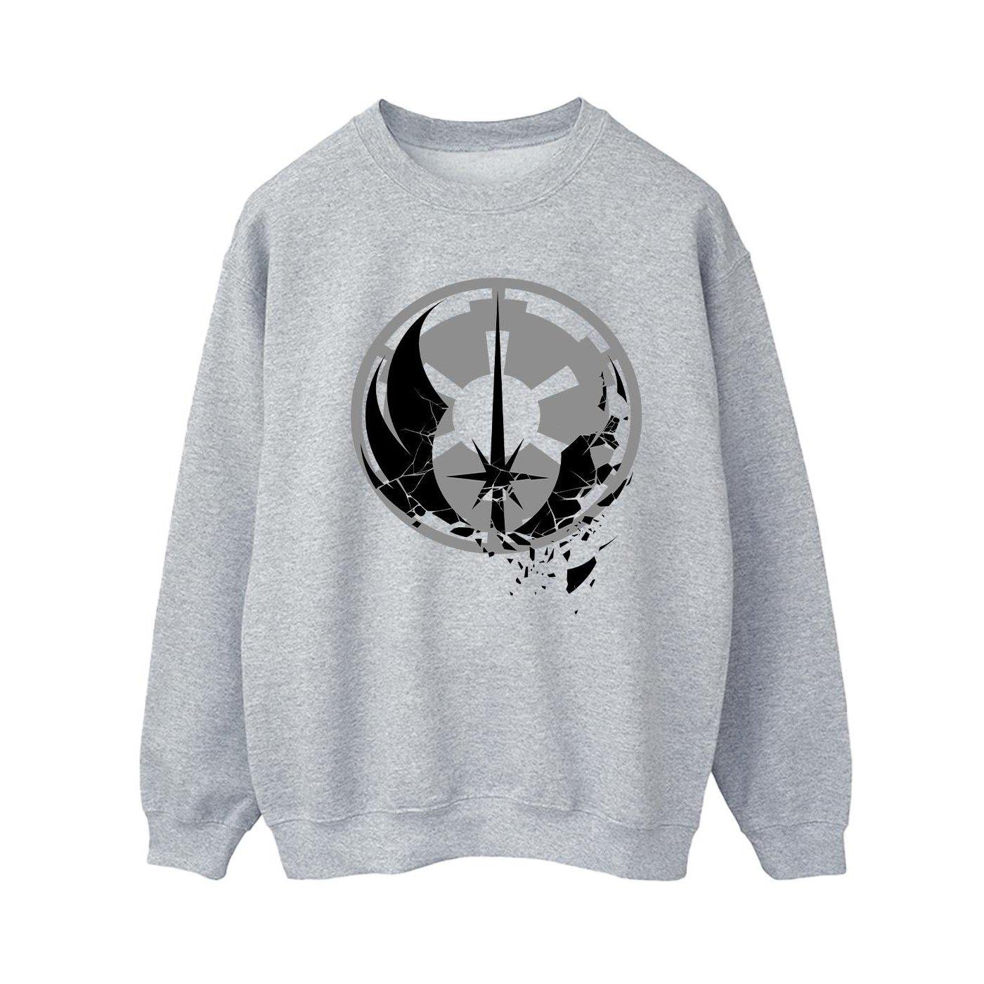 STAR WARS - Sweatshirt, für Damen, Grau, Größe S von STAR WARS