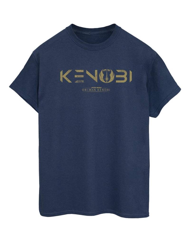 Obiwan Kenobi Logo Tshirt Damen Marine 3XL von STAR WARS