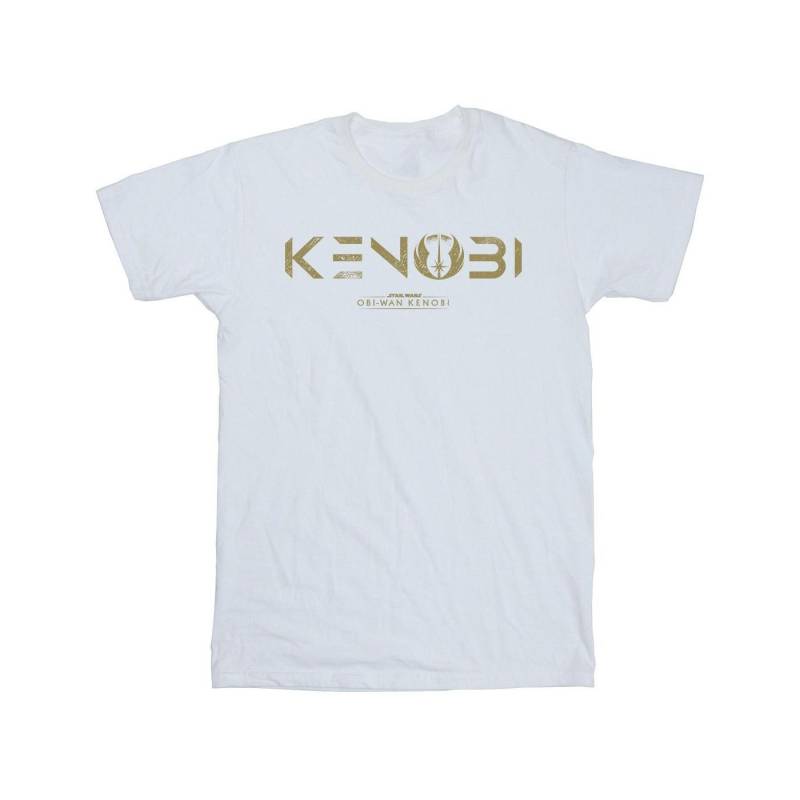 Obiwan Kenobi Logo Tshirt Herren Weiss 3XL von STAR WARS