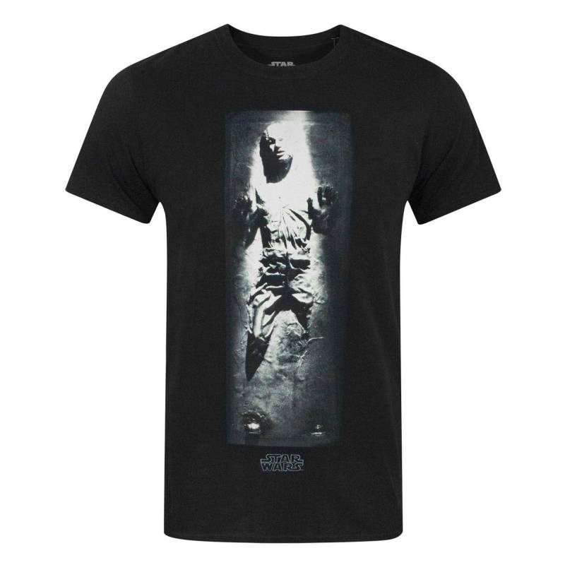 Offizielles Han Solo Carbonite Tshirt Herren Schwarz M von STAR WARS