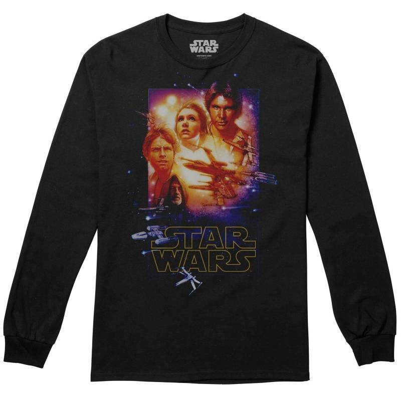 Rebel Tshirt Langärmlig Herren Schwarz S von STAR WARS