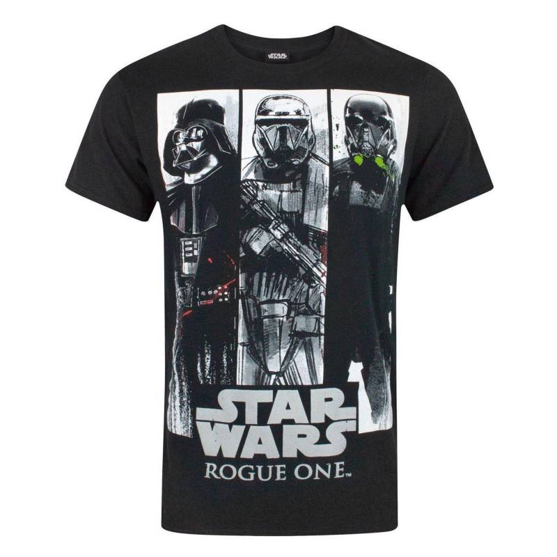 Rogue One Character Tshirt Herren Schwarz XL von STAR WARS