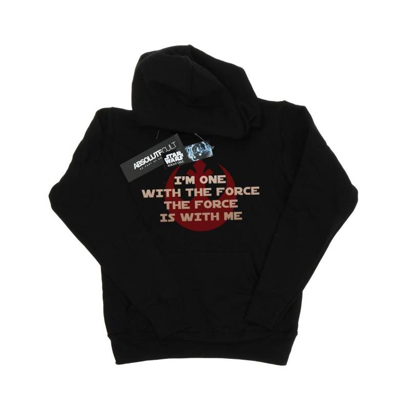 Rogue One I'm One With The Force Red Kapuzenpullover Damen Schwarz XXL von STAR WARS