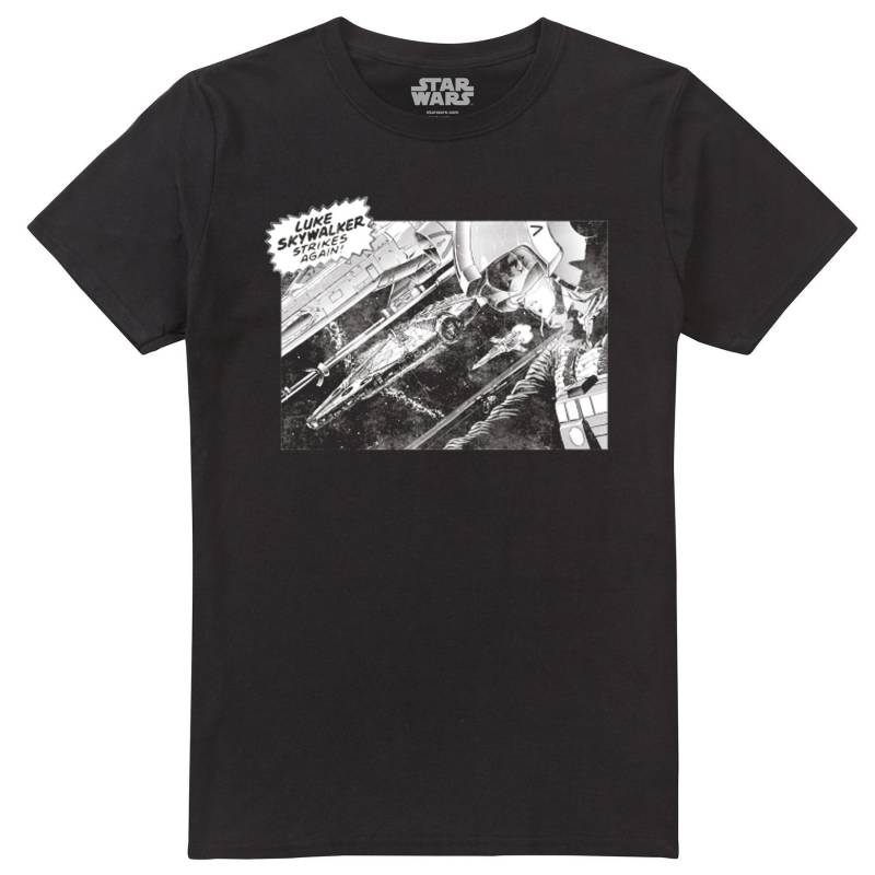 Skywalker Strikes Again Tshirt Herren Schwarz XL von STAR WARS