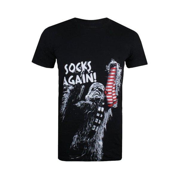 Socks Again Tshirt Herren Schwarz S von STAR WARS