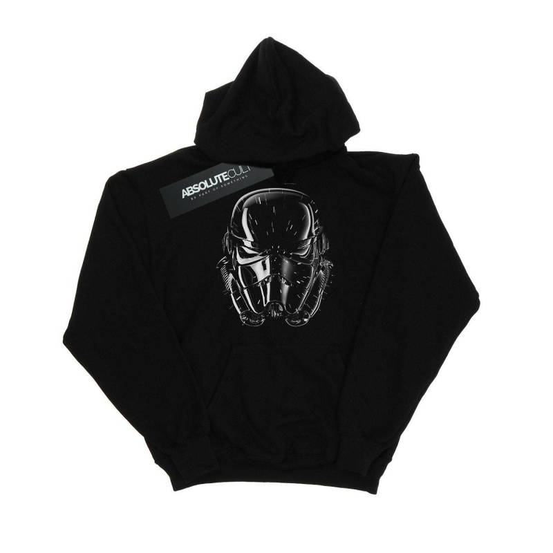 Stormtrooper Hyper Drive Helmet Kapuzenpullover Mädchen Schwarz 152-158 von STAR WARS