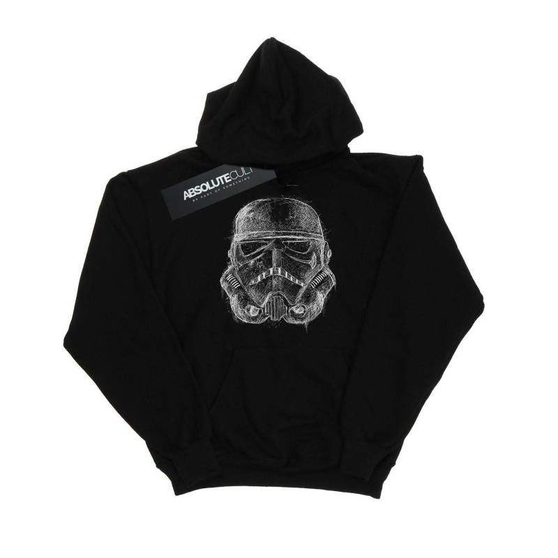 Stormtrooper Scribble Helmet Kapuzenpullover Herren Schwarz 3XL von STAR WARS