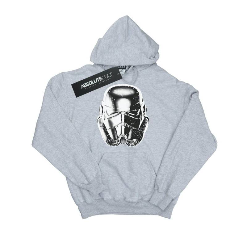 Stormtrooper Warp Speed Helmet Kapuzenpullover Herren Grau S von STAR WARS