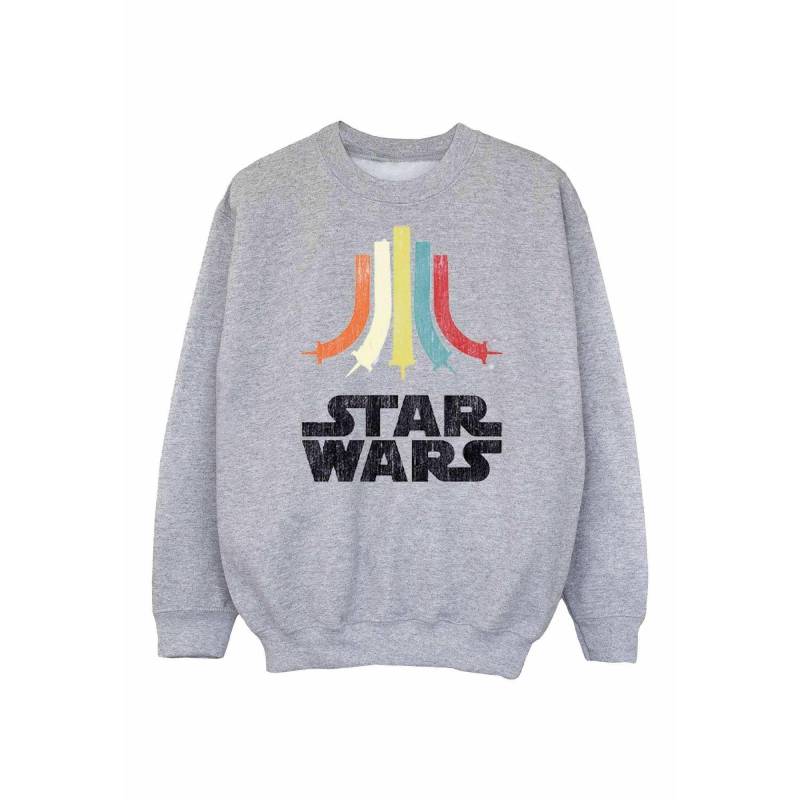 Sweatshirt Mädchen Grau 116 von STAR WARS