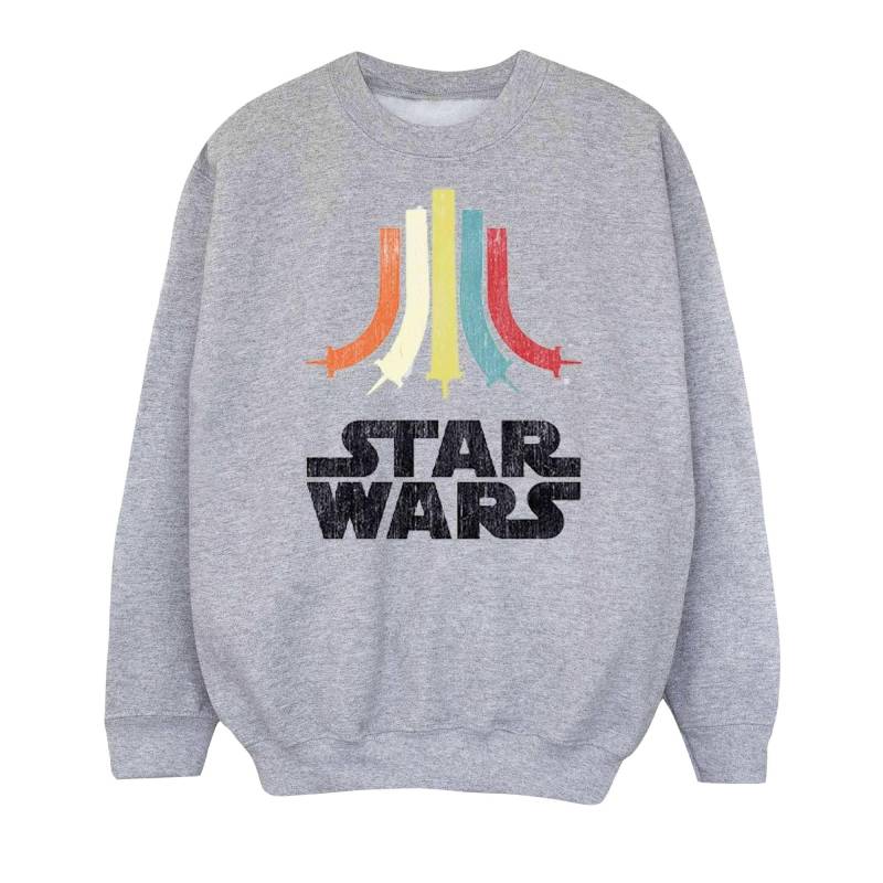 Sweatshirt Mädchen Grau 140/146 von STAR WARS