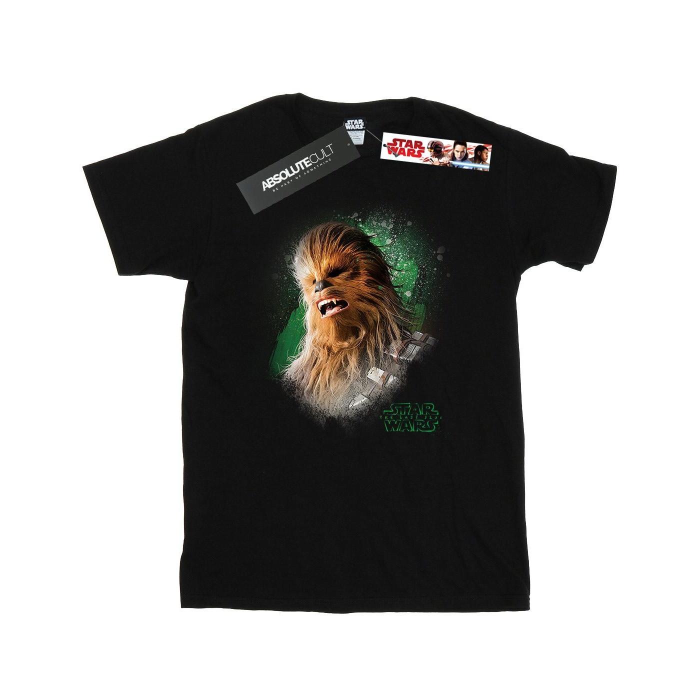 The Last Jedi Chewbacca Brushed Tshirt Herren Schwarz 3XL von STAR WARS