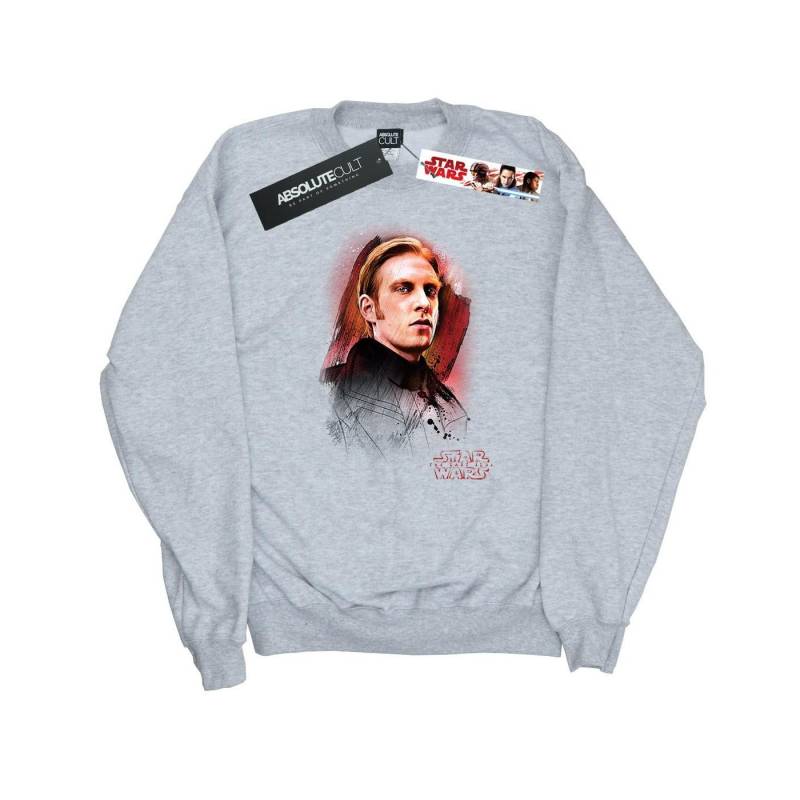 The Last Jedi General Hux Brushed Sweatshirt Herren Grau M von STAR WARS