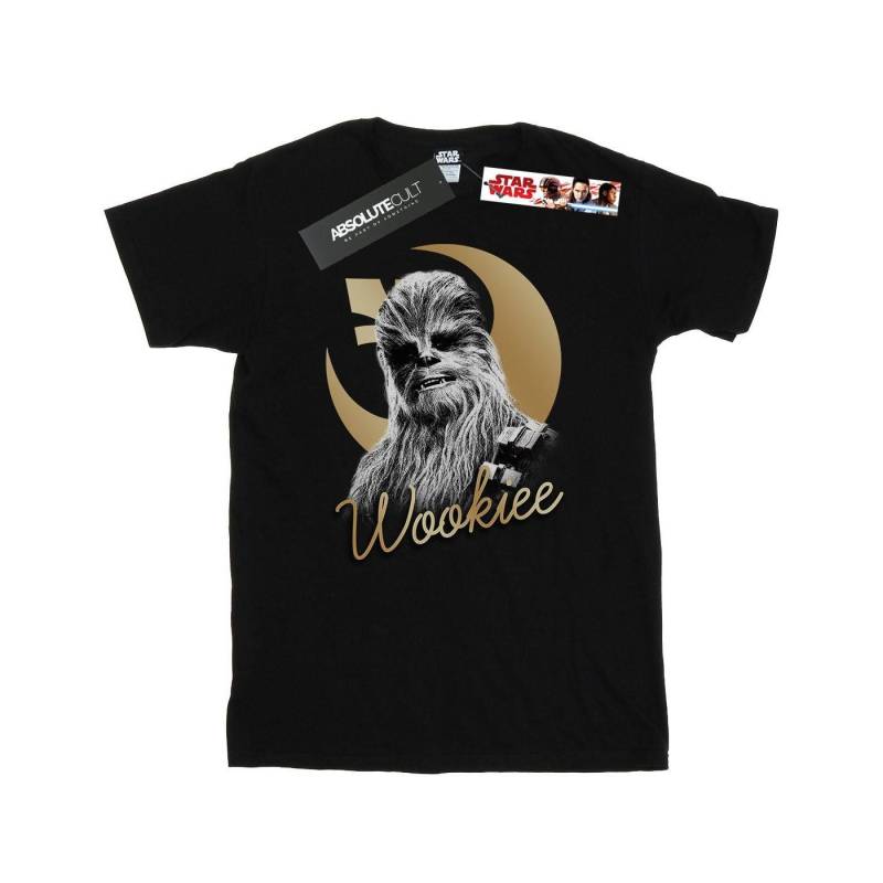 The Last Jedi Gold Chewbacca Tshirt Damen Schwarz 3XL von STAR WARS