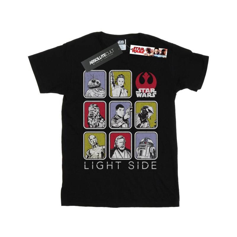 The Last Jedi Multi Character Tshirt Mädchen Schwarz 116 von STAR WARS