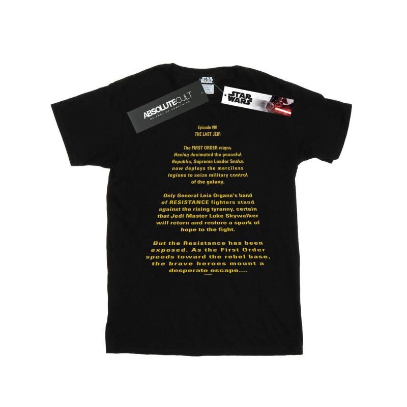 The Last Jedi Opening Crawl Tshirt Herren Schwarz 3XL von STAR WARS